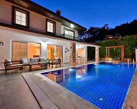 Fethiye İnlice'de 6 Kişi Kapasiteli, Özel Havuzlu, Lüks Villa - 3