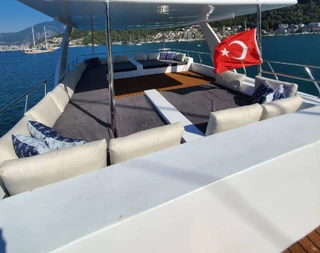 Fethiye Göcek'te Benzersiz Maviliğin İçinde, 4 Kabinli, Şık Motoryat - 3