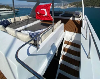 Fethiye Göcek'te Benzersiz Maviliğin İçinde, 4 Kabinli, Şık Motoryat - 4