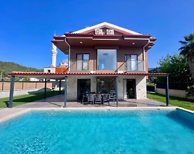 Fethiye İnlice'de Kalabalık Ailelere Uygun, Özel Havuzlu, Kiralık Villa - 2
