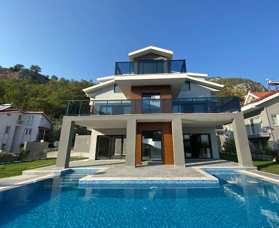 Fethiye Göcek'te Enfes Doğada, Özel Havuzlu, Lüks Villa - 1