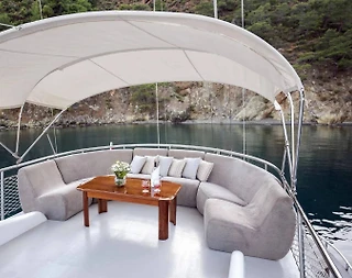 Fethiye Göcek'te Engin Maviliklerde, 10 Kişilik, Şık, 5 Kabinli Gulet - 3