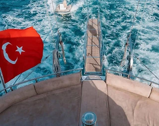 Fethiye Göcek'te Engin Maviliklerde, 10 Kişilik, Şık, 5 Kabinli Gulet - 5