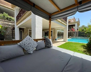 Fethiye Göcek'te Modern Tasarımlı, Özel Havuzlu, Ferah Villa - 3