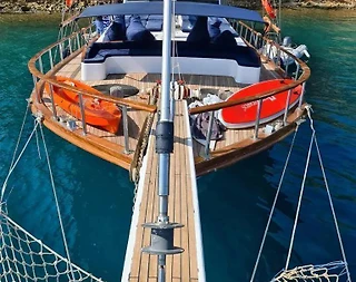 Fethiye Göcek'te Masmavi Sularda, 12 Kişilik, Lüks Gulet - 3