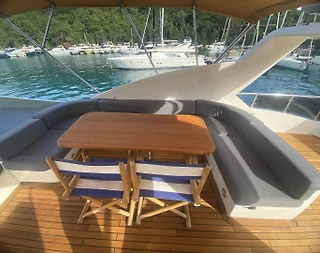 Fethiye Göcek'te Muhteşem Sularda, Lüks Tasarımlı, 8 Kişilik Motoryat - 3