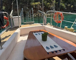 Fethiye Göcek'te Soğuk Sularda, Geniş Ailelere Uygun, Şık Gulet - 5