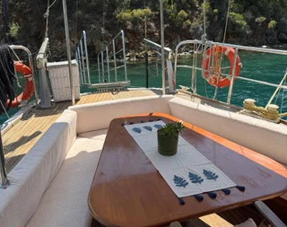 Fethiye Göcek'te Soğuk Sularda, Geniş Ailelere Uygun, Şık Gulet - 5