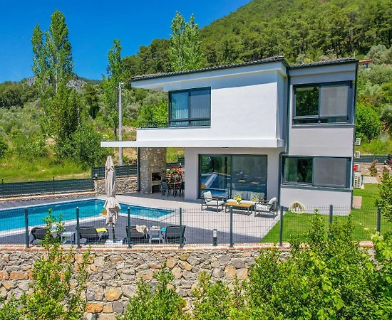 Fethiye Gökçeovacık'ta Doğa İçerisinde, Özel Havuzlu, Modern Villa - 1