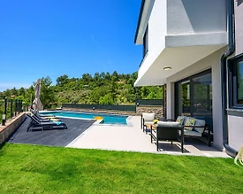 Fethiye Gökçeovacık'ta Doğa İçerisinde, Özel Havuzlu, Modern Villa - 2