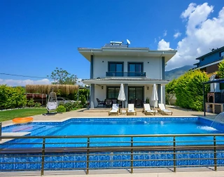 Fethiye Ölüdeniz'de Benzersiz Doğada, Özel Havuzlu, Lüks Villa - 5