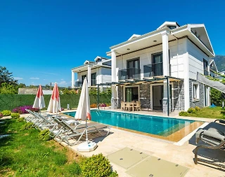 Fethiye Ölüdeniz'de Elverişli Konumda, Özel Havuzlu, 4+1 Şık Villa - 3