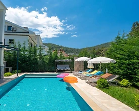 Fethiye Ölüdeniz'de Kalabalık Ailelere Uygun, Özel Havuzlu, Kiralık Villa - 3
