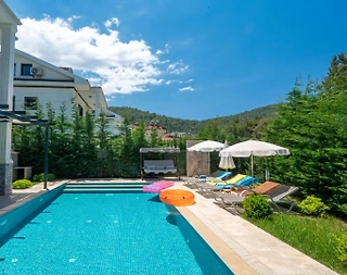 Fethiye Ölüdeniz'de Kalabalık Ailelere Uygun, Özel Havuzlu, Şık Villa - 3
