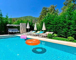 Fethiye Ölüdeniz'de Kalabalık Ailelere Uygun, Özel Havuzlu, Şık Villa - 4