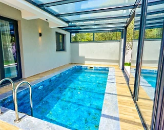 Fethiye Ölüdeniz'de Kalabalık Ailelere Uygun, Özel Havuzlu, Şık Villa - 5