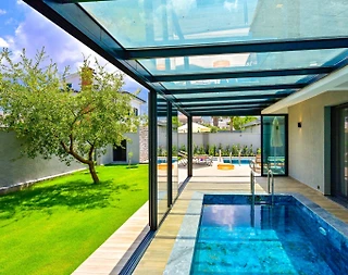 Fethiye Ölüdeniz'de Kalabalık Ailelere Uygun, Özel Havuzlu, Şık Villa - 4