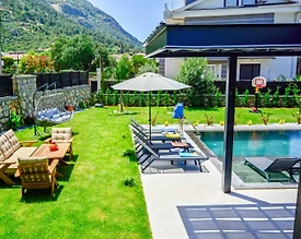 Fethiye Ölüdeniz'de Merkezi Konumda, Özel Havuzlu, 8 Kişilik Villa - 2