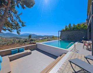 Fethiye Yeşilüzümlü'de Huzurlu Doğada, Özel Havuzlu Kiralık Villa - 4