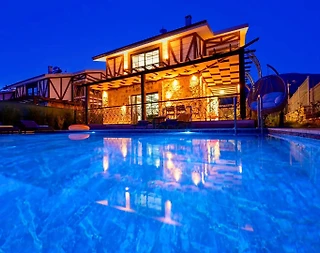 Fethiye İncirköy'de Otantik Mimarili, Özel Havuzlu, 6 Kişilik Villa - 1