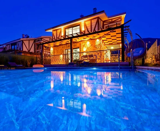 Fethiye İncirköy'de Otantik Mimarili, Özel Havuzlu, 6 Kişilik Villa - 1