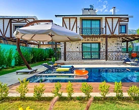 Fethiye İncirköy'de Otantik Mimarili, Özel Havuzlu, 6 Kişilik Villa - 2