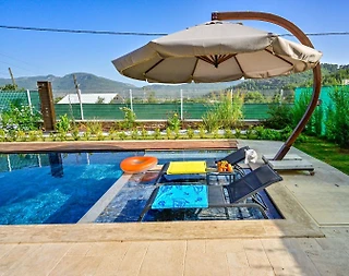 Fethiye İncirköy'de Otantik Mimarili, Özel Havuzlu, 6 Kişilik Villa - 3