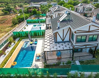 Fethiye İncirköy'de Otantik Mimarili, Özel Havuzlu, 6 Kişilik Villa - 4