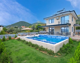 Fethiye İncirköy'de Sakin Doğa İçerisinde, Özel Havuzlu, 3+1 Villa - 2