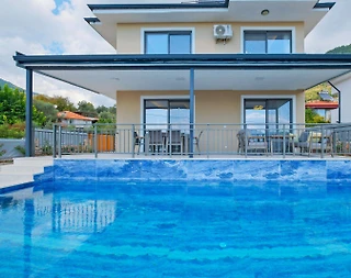 Fethiye İncirköy'de Sakin Doğa İçerisinde, Özel Havuzlu, 3+1 Villa - 3