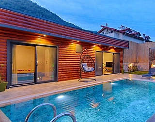 Fethiye İnlice'de Muhteşem Konumda, Özel Havuzlu, 2+1 Villa  - 1