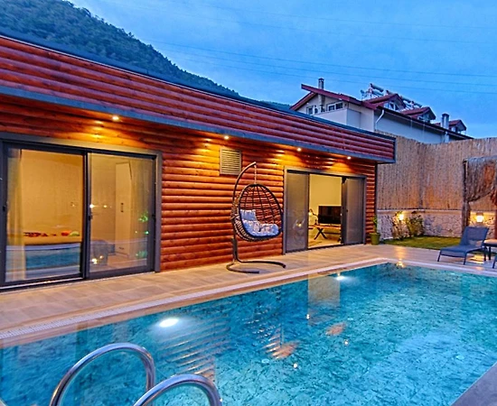 Fethiye İnlice'de Muhteşem Konumda, Özel Havuzlu, 2+1 Villa - 1