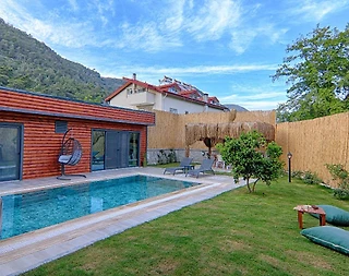 Fethiye İnlice'de Muhteşem Konumda, Özel Havuzlu, 2+1 Villa  - 4