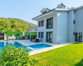 Fethiye İnlice'de Kalabalık Ailelere Uygun, Özel Havuzlu, 6+1 Villa - 2