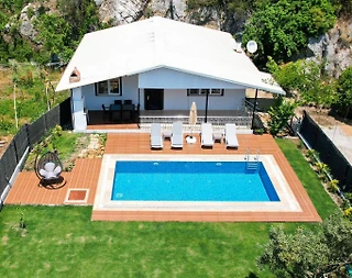 Fethiye İnlice'de Doğanın İçinde, Özel Havuzlu, İkiz Villa - 1