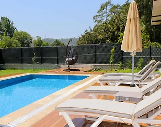 Fethiye İnlice'de Doğanın İçinde, Özel Havuzlu, İkiz Villa - 3