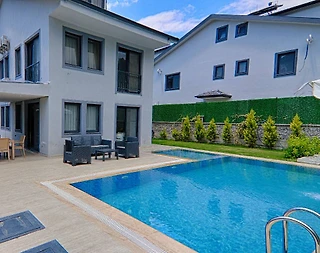 Fethiye İnlice'de Kalabalık Ailelere Uygun, Özel Havuzlu, 6+1 Villa - 4