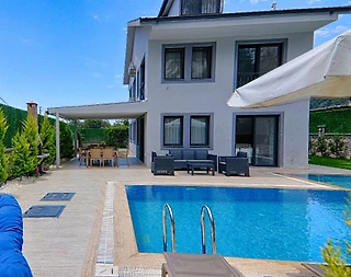 Fethiye İnlice'de Kalabalık Ailelere Uygun, Özel Havuzlu, 6+1 Villa - 5