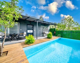 Fethiye İnlice'de Minimal Tasarıma Sahip, Özel Havuzlu, Balayı Villası - 5