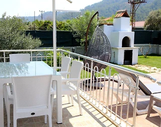 Fethiye İnlice'de Muhteşem Doğa Manzaralı, Özel Havuzlu, İkiz Villa - 4