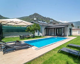 Fethiye İnlice'de Sakin Konumda, Özel Havuzlu, Modern Villa - 2
