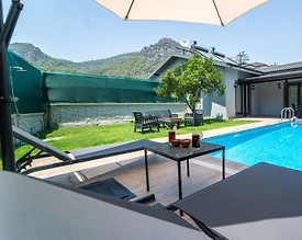 Fethiye İnlice'de Sakin Konumda, Özel Havuzlu, Modern Villa - 3