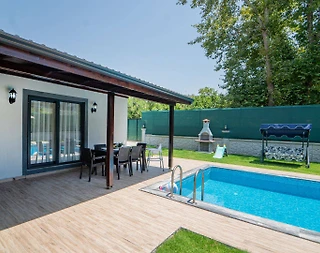 Fethiye İnlice'de Sakin Konumda, Özel Havuzlu, Modern Villa - 5