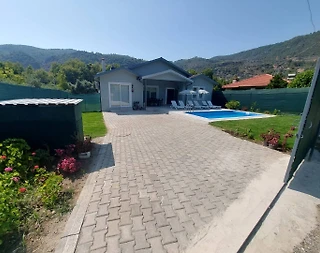 Fethiye İnlice'de Şehrin Gürültüsünden Uzakta, Özel Havuzlu, Ferah Villa - 3