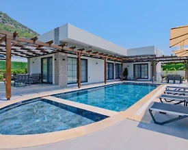 Fethiye İnlice'de Yeşillikler İçerisinde, Özel Havuzlu, Saunalı Villa - 2