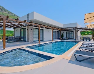 Fethiye İnlice'de Yeşillikler İçerisinde, Özel Havuzlu, Saunalı Villa - 2