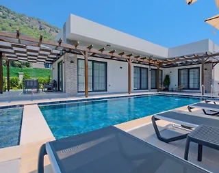 Fethiye İnlice'de Yeşillikler İçerisinde, Özel Havuzlu, Saunalı Villa - 3