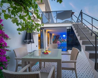 Fethiye Karaağaç'ta Deniz Manzaralı, Özel Havuzlu, 3+1 Kiralık Villa - 5