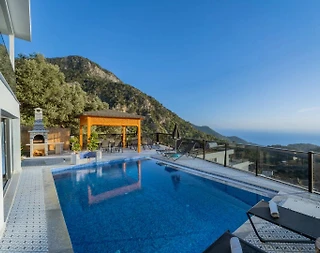 Fethiye Karaağaç'ta Deniz Manzaralı, Özel Havuzlu, Jakuzili Villa - 3
