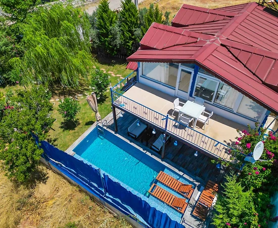 Fethiye Karaçulha'da Minimal Tasarımlı, Özel Havuzlu, Tatil Villası - 1